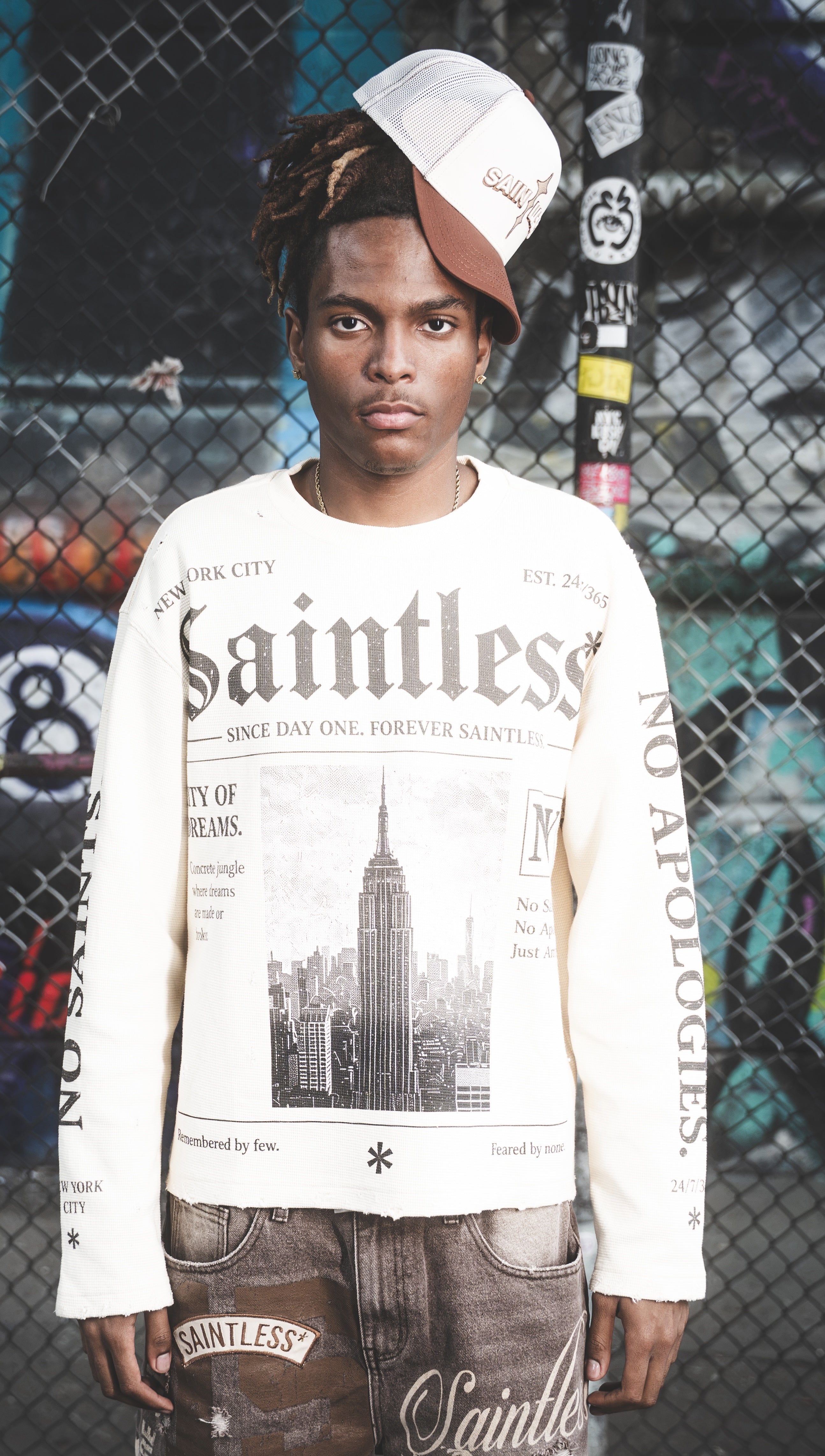 NYC Newspaper Thermal Longsleeve