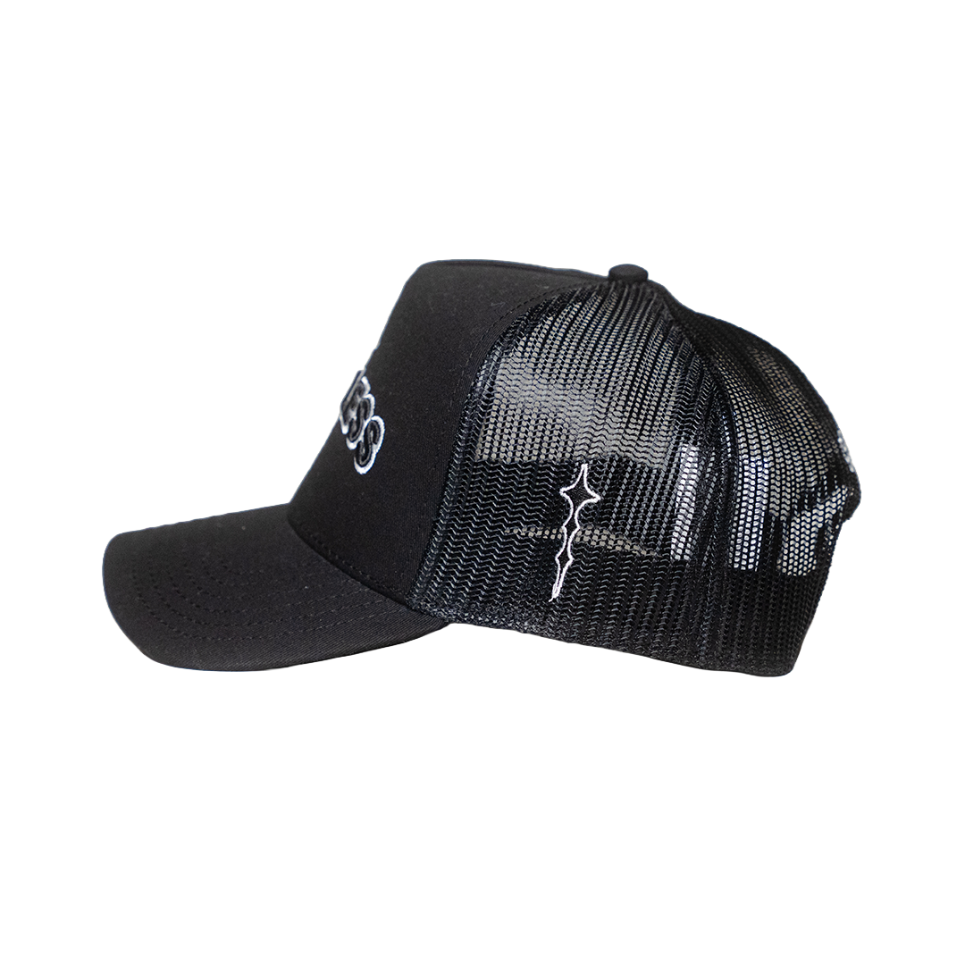 Saintless Trucker Hat BLACK